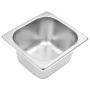 Soporte bandeja Gastronorm con 4 bandejas 1/6 acero inoxidable de vidaXL, Contenedores para utensilios de cocina - Ref: Foro2...