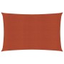 HDPE terracotta sail shade 160 g/m² 2x3.5 m by vidaXL, Umbrellas - Ref: Foro24-311338, Price: 24,83 €, Discount: %