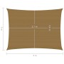 Taupe grey HDPE sail shade 160 g/m² 3x4 m by vidaXL, Umbrellas - Ref: Foro24-311402, Price: 33,23 €, Discount: %