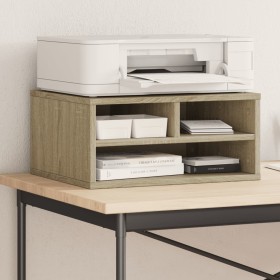 Soporte impresora madera ingeniería roble Sonoma 49x40x22,5 cm by vidaXL, Printer supports - Ref: Foro24-840592, Price: 37,58...