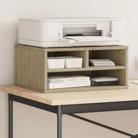 Soporte impresora madera ingeniería roble Sonoma 49x40x22,5 cm by vidaXL, Printer supports - Ref: Foro24-840592, Price: 37,63...