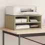 Soporte impresora madera ingeniería roble Sonoma 49x40x22,5 cm by vidaXL, Printer supports - Ref: Foro24-840592, Price: 37,63...