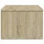 Druckerständer aus Eichenholz, Ingenieurwesen, Sonoma, 40x32x22,5 cm. von vidaXL, Drucker unterstützt - Ref: Foro24-840599, P...