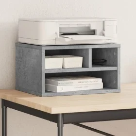 Druckerständer aus grauem Beton-Ingenieurholz, 40x32x22,5 cm. von vidaXL, Drucker unterstützt - Ref: Foro24-840600, Preis: 29...