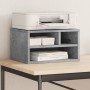 Soporte impresora madera ingeniería gris hormigón 40x32x22,5 cm by vidaXL, Printer supports - Ref: Foro24-840600, Price: 29,6...