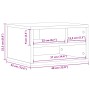 Soporte impresora madera ingeniería gris hormigón 40x32x22,5 cm by vidaXL, Printer supports - Ref: Foro24-840600, Price: 29,6...