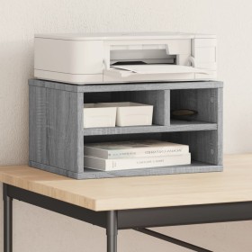 Druckerständer aus grauer Sonoma-Ingenieurholzmaserung, 40x32x22,5 cm. von vidaXL, Drucker unterstützt - Ref: Foro24-840602, ...