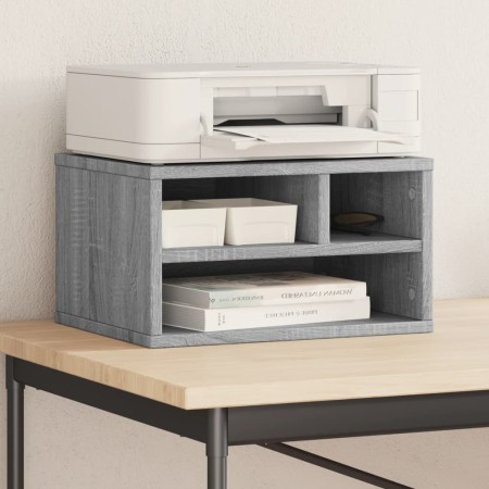 Soporte impresora madera ingeniería gris Sonoma 40x32x22,5 cm by vidaXL, Printer supports - Ref: Foro24-840602, Price: 33,17 ...