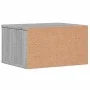 Soporte impresora madera ingeniería gris Sonoma 40x32x22,5 cm de vidaXL, Soportes para impresoras - Ref: Foro24-840602, Preci...