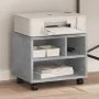 Druckerständer mit Betonrädern in Grau, 41x32x34,5 cm. von vidaXL, Drucker unterstützt - Ref: Foro24-840614, Preis: 36,68 €, ...