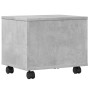 Druckerständer mit Betonrädern in Grau, 41x32x34,5 cm. von vidaXL, Drucker unterstützt - Ref: Foro24-840614, Preis: 37,29 €, ...