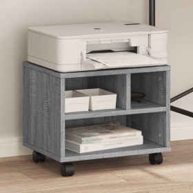 Soporte para impresora con ruedas gris Sonoma 41x32x34,5 cm by vidaXL, Printer supports - Ref: Foro24-840616, Price: 44,42 €,...