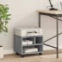 Soporte para impresora con ruedas gris Sonoma 41x32x34,5 cm by vidaXL, Printer supports - Ref: Foro24-840616, Price: 43,56 €,...
