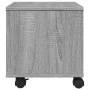 Soporte para impresora con ruedas gris Sonoma 41x32x34,5 cm by vidaXL, Printer supports - Ref: Foro24-840616, Price: 43,56 €,...