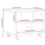 Druckerständer mit Rädern in Grau Sonoma 41x32x34,5 cm von vidaXL, Drucker unterstützt - Ref: Foro24-840616, Preis: 44,42 €, ...