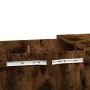 Mesa de centro madera de ingeniería roble ahumado 100x55x40 cm