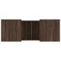 Mesa de centro madera de ingeniería marrón roble 100x55x40 cm by vidaXL, Coffee table - Ref: Foro24-840876, Price: 82,43 €, D...