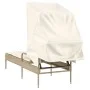 Liegestuhl mit beige-farbenem Kunststoff-Rattanverdeck von vidaXL, Liegen - Ref: Foro24-368192, Preis: 196,30 €, Rabatt: %