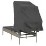 Tumbona con capota ratán sintético gris by vidaXL, Loungers - Ref: Foro24-368190, Price: 194,58 €, Discount: %