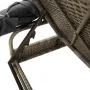 Tumbona con capota ratán sintético gris by vidaXL, Loungers - Ref: Foro24-368190, Price: 194,58 €, Discount: %