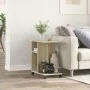 Mesa auxiliar con ruedas madera ingeniería Sonoma 50x30x55 cm by vidaXL, Side tables - Ref: Foro24-840571, Price: 40,80 €, Di...