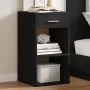 Mesita de noche madera de ingeniería negro 35x34x65 cm von vidaXL, Nachttische - Ref: Foro24-840578, Preis: 45,87 €, Rabatt: %