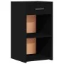 Mesita de noche madera de ingeniería negro 35x34x65 cm von vidaXL, Nachttische - Ref: Foro24-840578, Preis: 45,87 €, Rabatt: %
