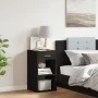 Mesita de noche madera de ingeniería negro 35x34x65 cm von vidaXL, Nachttische - Ref: Foro24-840578, Preis: 45,87 €, Rabatt: %