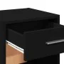 Mesita de noche madera de ingeniería negro 35x34x65 cm von vidaXL, Nachttische - Ref: Foro24-840578, Preis: 45,87 €, Rabatt: %