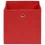 Aufbewahrungsboxen 10 Stück roter Stoff 32x32x32 cm von vidaXL, Aufbewahrungskörbe - Ref: Foro24-288363, Preis: 47,89 €, Raba...