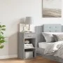 Nachttisch aus grauem Sonoma-Ingenieurholz 35x34x65 cm. von vidaXL, Nachttische - Ref: Foro24-840586, Preis: 49,97 €, Rabatt: %