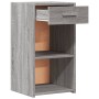 Nachttisch aus grauem Sonoma-Ingenieurholz 35x34x65 cm. von vidaXL, Nachttische - Ref: Foro24-840586, Preis: 50,90 €, Rabatt: %