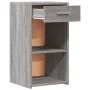 Nachttisch aus grauem Sonoma-Ingenieurholz 35x34x65 cm. von vidaXL, Nachttische - Ref: Foro24-840586, Preis: 49,97 €, Rabatt: %