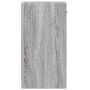 Mesita de noche madera de ingeniería gris Sonoma 35x34x65 cm