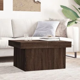 Mesa de centro madera de ingeniería marrón roble 80x55x40 cm by vidaXL, Coffee table - Ref: Foro24-840869, Price: 75,27 €, Di...