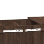 Mesa de centro madera de ingeniería marrón roble 80x55x40 cm