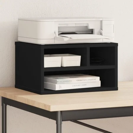 Black engineered wood printer support 40x32x22.5 cm by vidaXL, Printer supports - Ref: Foro24-840598, Price: 34,93 €, Discoun...
