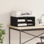 Black engineered wood printer support 49x40x22.5 cm by vidaXL, Printer supports - Ref: Foro24-840591, Price: 40,89 €, Discoun...