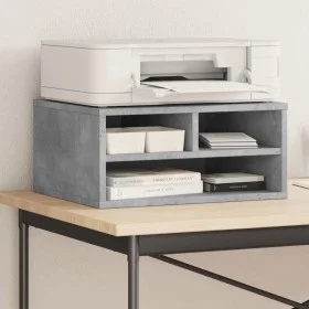 Concrete gray engineering wood printer support 49x40x22.5 cm by vidaXL, Printer supports - Ref: Foro24-840593, Price: 30,78 €...