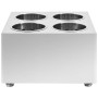 Cutlery holder 4 grids square stainless steel by vidaXL, Cutlery and utensil trays - Ref: Foro24-51229, Price: 72,12 €, Disco...