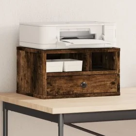 Engineered wood printer support smoked oak 40x32x22.5 cm by vidaXL, Printer supports - Ref: Foro24-840608, Price: 37,57 €, Di...