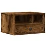 Engineered wood printer support smoked oak 40x32x22.5 cm by vidaXL, Printer supports - Ref: Foro24-840608, Price: 37,57 €, Di...