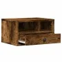 Engineered wood printer support smoked oak 40x32x22.5 cm by vidaXL, Printer supports - Ref: Foro24-840608, Price: 37,57 €, Di...