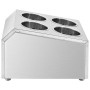 Cutlery holder 4 grids square stainless steel by vidaXL, Cutlery and utensil trays - Ref: Foro24-51229, Price: 72,12 €, Disco...