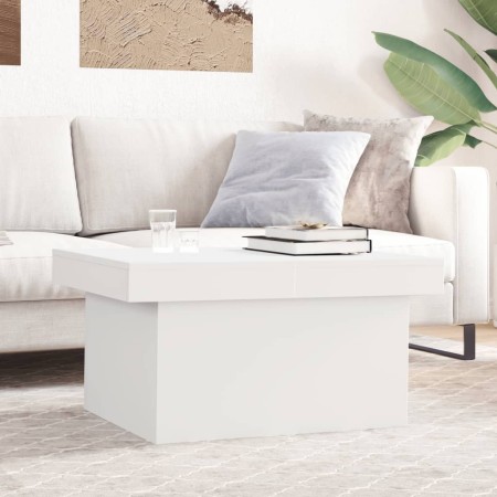 Weißer Couchtisch aus Holzwerkstoff, 80 x 55 x 40 cm von vidaXL, Couchtisch - Ref: Foro24-840863, Preis: 61,77 €, Rabatt: %