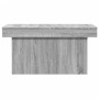 Mesa de centro madera de ingeniería gris Sonoma 100x55x40 cm
