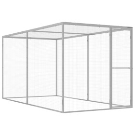 Jaula para gatos acero galvanizado 3x1,5x1,5 m