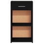 Mesitas de noche 2 uds madera de ingeniería negro 35x34x65 cm de vidaXL, Mesitas de noche - Ref: Foro24-840579, Precio: 66,07...
