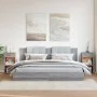 Nachttische 2 Einheiten Sonomagraues Holzwerkstoff 35x34x65 cm von vidaXL, Nachttische - Ref: Foro24-840587, Preis: 64,25 €, ...