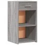 Mesitas noche 2 uds madera ingeniería gris Sonoma 35x34x65 cm de vidaXL, Mesitas de noche - Ref: Foro24-840587, Precio: 64,34...